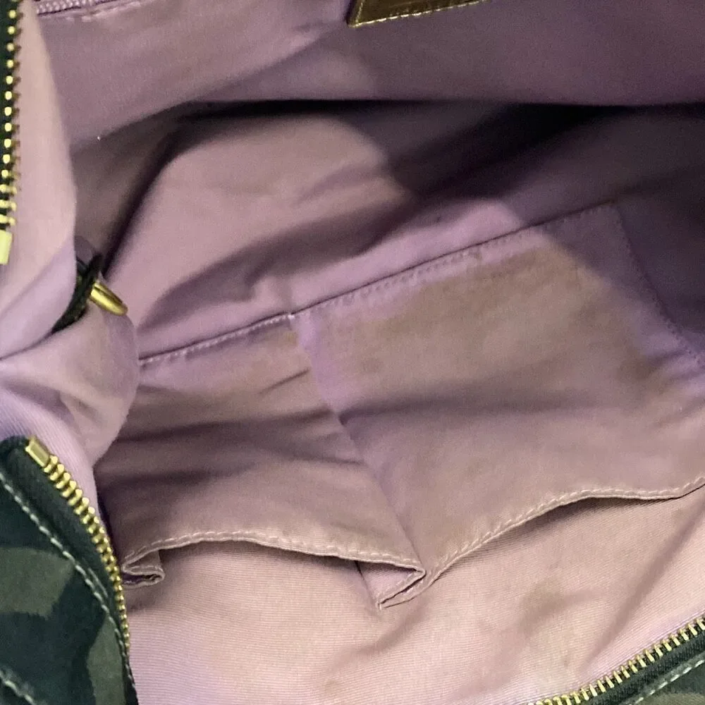 Coach Y2K OP Art satchel handbag